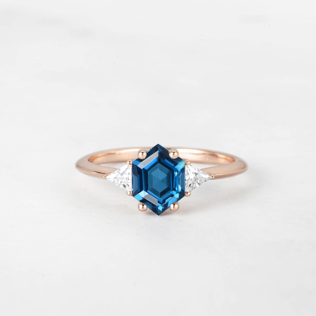 Symmar Hexagon Topaz Ring