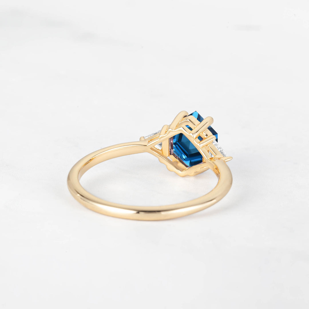 Symmar Hexagon Topaz Ring